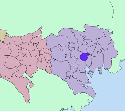 千代田区の地図