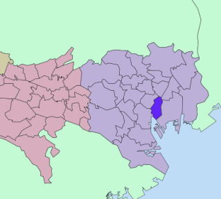 中央区の地図