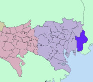 江戸川区の地図