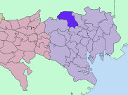 板橋区の地図