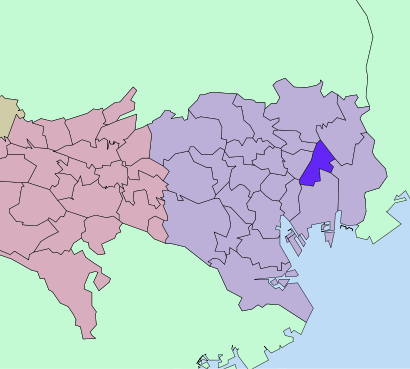 墨田区の地図