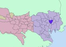 台東区の地図