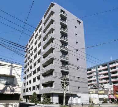 日神デュオステージ浅草今戸1｜日神デュオステージ浅草今戸は平成21年築、10階建てのマンションです。住宅街の一角に建ち、角地に位置していることで開放感があります。