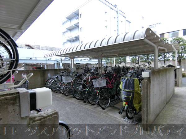 自転車置き場です。