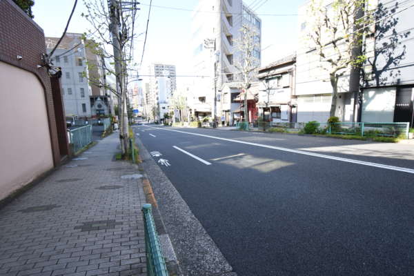 パシフィック魚籃坂アプローチ２3｜下がっていくことになります。だいたい１０分弱の距離です。
