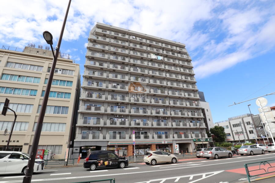 トーア早稲田マンション外観1｜トーア早稲田マンションは、昭和53年築、12階建てのマンションです。