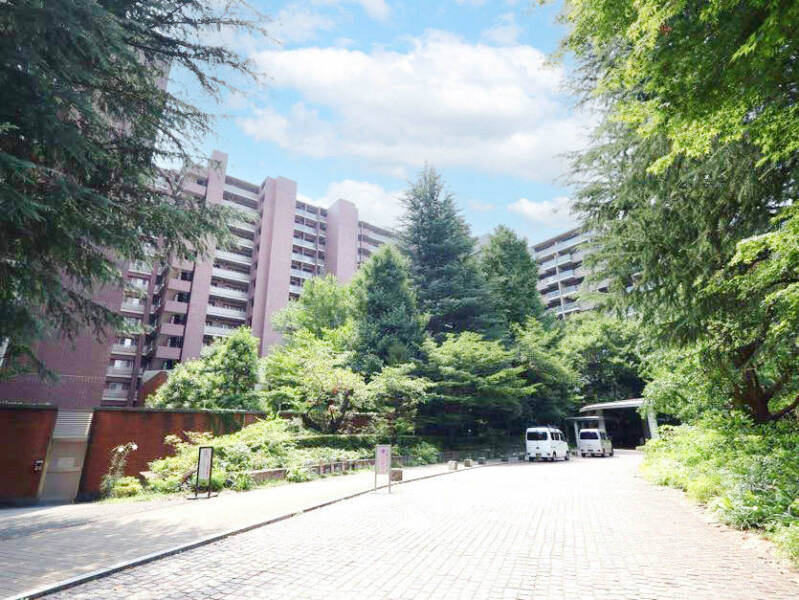 東京テラスＤ棟外観１｜東京テラスは平成17年築、14階建てのマンションです。