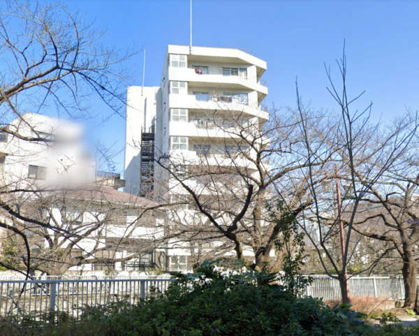 ヴィラロイヤル東中野外観３｜ヴィラロイヤル東中野は昭和４４年築、９階建てのマンションです。