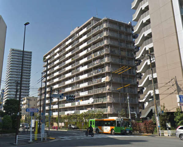 東陽町ガーデニアＤ棟｜北東側から見たＤ棟外観です。