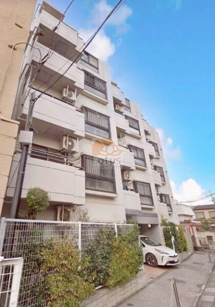 グリーンパーク北千住２外観２｜グリーンパーク北千住２は平成3年築、5階建てのマンションです。