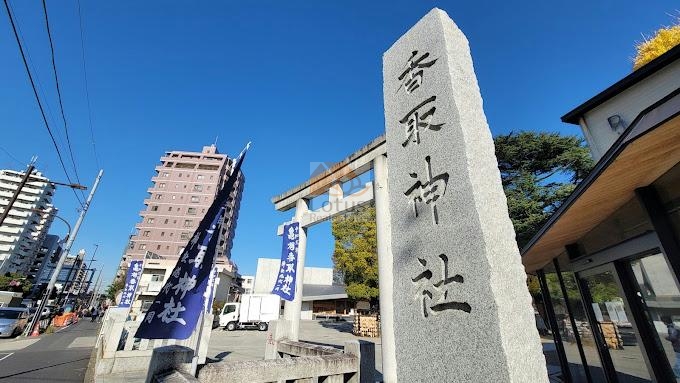 ボヌール亀有外観３｜ボヌール亀有は、環七通りに面した立地で、「亀有香取神社」の近くです。