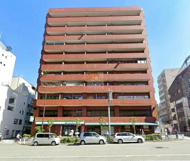 ライオンズマンション門前仲町外観５｜ライオンズマンション門前仲町は、清澄通り沿いの11階建てのマンションです。
