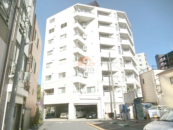 サンスプレンダー吾妻橋外観４｜サンスプレンダー吾妻橋は昭和57年築、8階建てのマンションです。