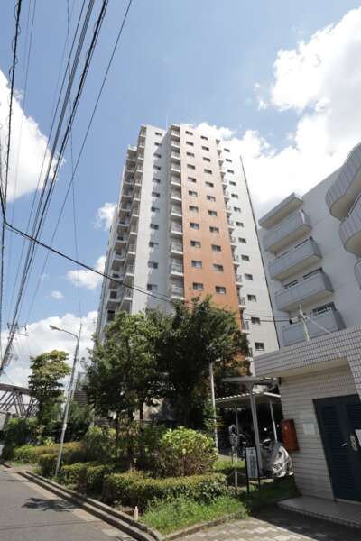 ダイナシティ東京リバーゲートリベラタワー外観｜リベラタワーはリバーサイドの側のマンションです。
