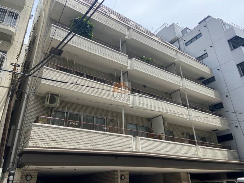 中銀日本橋浜町マンシオン外観２｜中銀日本橋浜町マンシオンは、昭和57年築、10階建のマンションです。