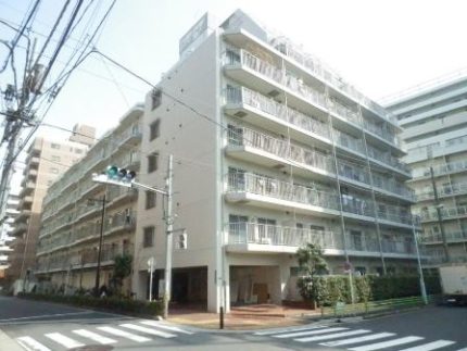 日商岩井日本橋浜町マンションは９階建て全１６２戸の大規模マンションですが、中央区の立地としては希少感がありますね。