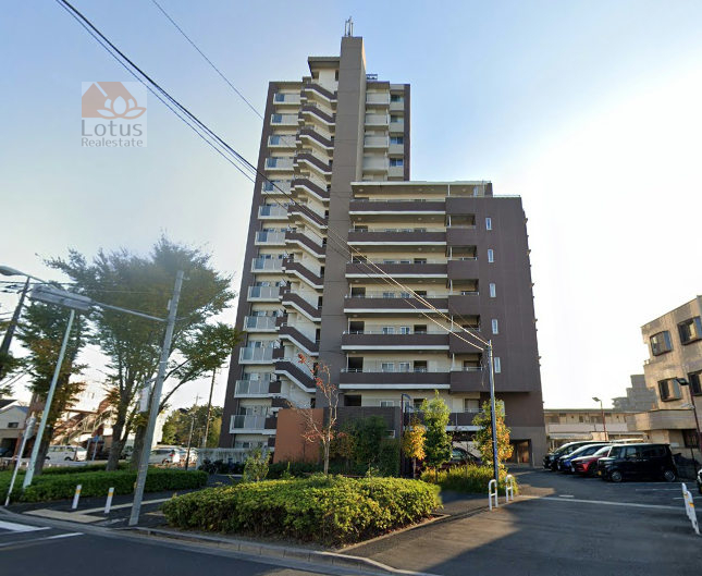 ダイアパレス竹ノ塚Ⅲ外観２｜ダイアパレス竹ノ塚３は平成19年築、14階建てのマンションです。最寄り駅は東武伊勢崎線「竹ノ塚」駅です。
