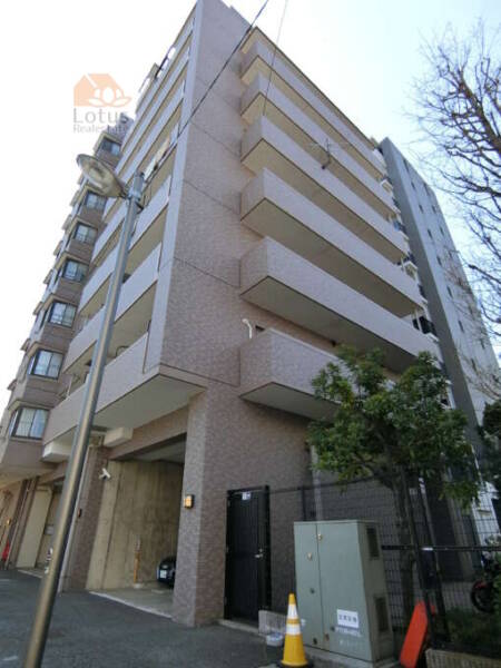 ダイアパレス南砂町仙台堀川公園外観共用部7｜ダイアパレス南砂町仙台堀川公園の建物裏手の外観様子です。