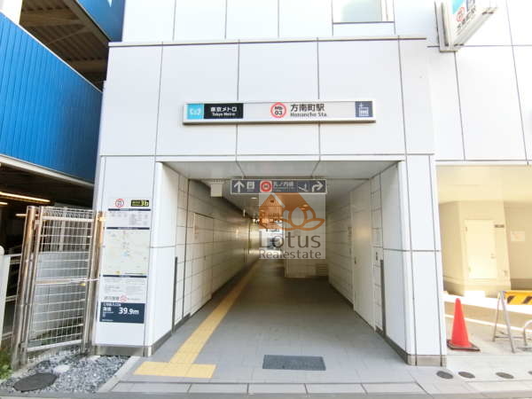 千代田マンションアプローチ２-1｜方南町駅は３Ｂ出口からもアプローチできます。