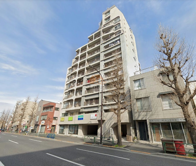 南阿佐谷ハイツ外観３｜南阿佐ヶ谷ハイツは、昭和４９年築、１３階建てのマンションです。