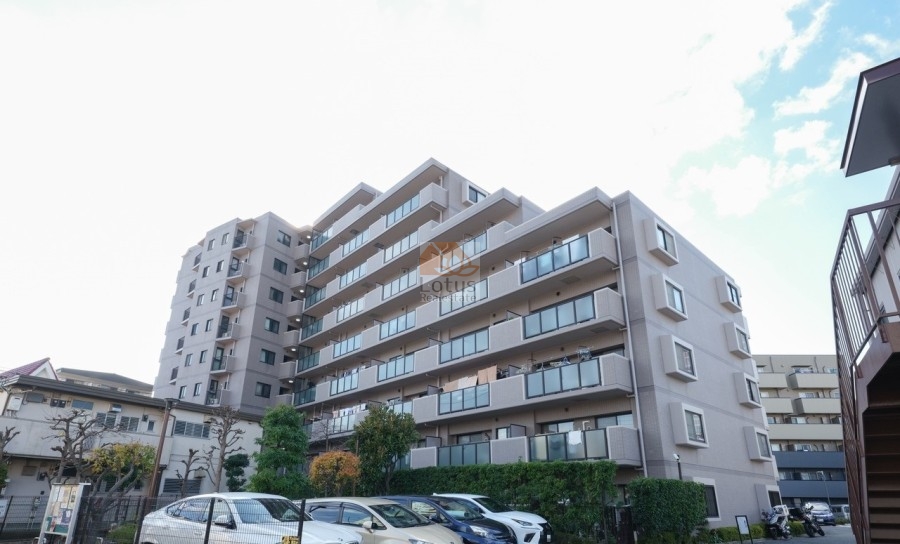 カルム新小岩外観２｜カルム新小岩は平成9年築、9階建てのマンションです。