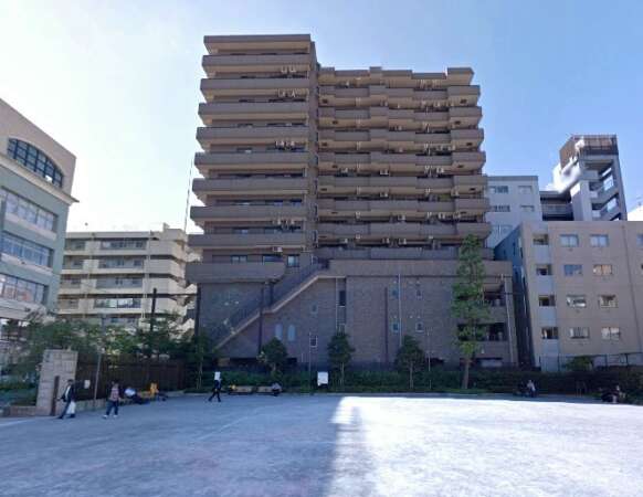 ライオンズマンション御茶ノ水外観６｜東側は「千代田区立芳林公園」に面しています。