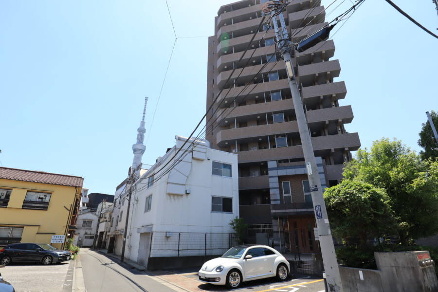 セレナハイム隅田公園ビューステージ外観4｜東南側は住宅街です。