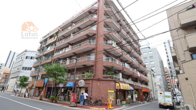 ニューハウス亀戸外観1｜ニューハウス亀戸は昭和53年築、10階建てのマンションです。