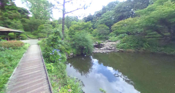 パストラルハイム面影橋-甘楽園公園｜甘楽園公園です。池もあります。静かな都会のオアシスです。