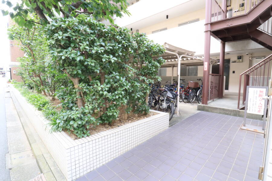 錦糸町ガーデニア共用部3｜駐輪スペースあります。