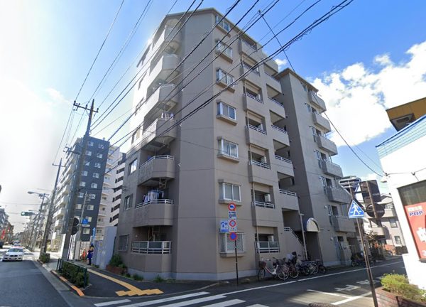 グリーンパーク第１４綾瀬外観３｜グリーンパーク第１４綾瀬は昭和59年築、７階建てのマンションです。