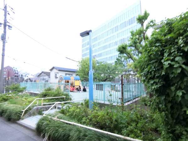 建物の目の前には「若葉公園」もあります。