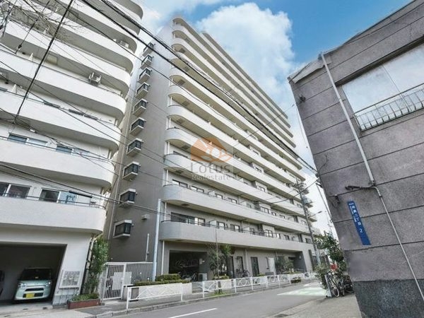 向島パークハイツ第３外観3｜向島パークハイツ第３は平成6年築、12階建てのマンションです。