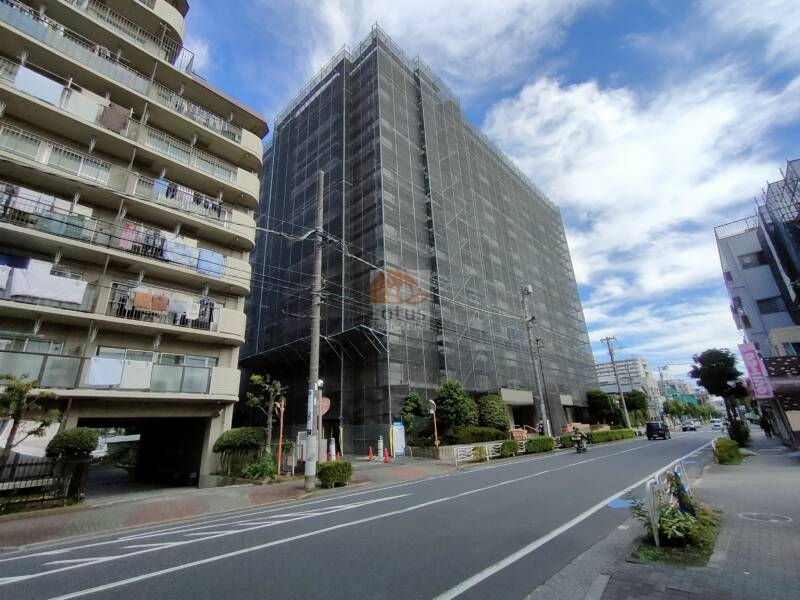 ゾンネンハイム北砂大規模修繕中1｜２０２２年の下半期には大規模修繕を実施しています。