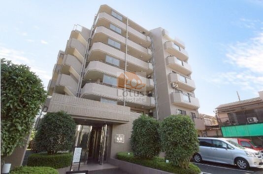 コスモ亀有パークサイド外観３ (1)｜コスモ亀有パークサイドは平成３年築、7階建てのマンションです。