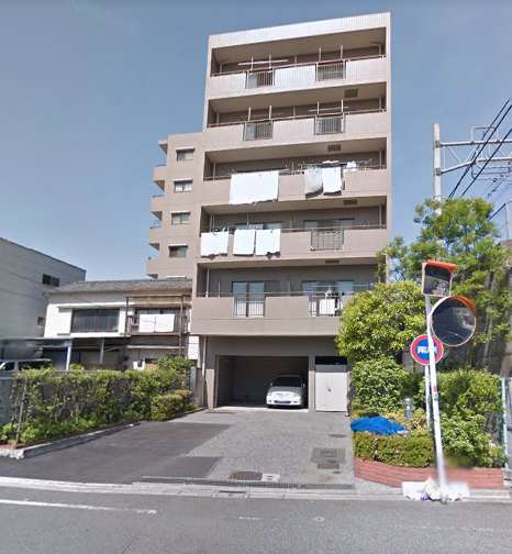 レジェンド東日暮里外観3｜レジェンド東日暮里は平成４年築の７階建てのマンションです。常磐線「三河島」駅から徒歩７分の線路沿いに建つマンションです>