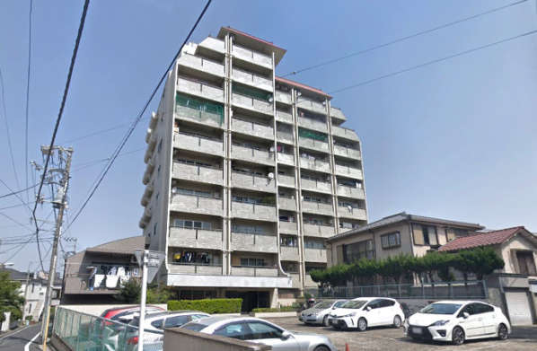 池袋マンションヒルハイム外観１｜池袋マンションヒルハイムは10階建てのマンションです。