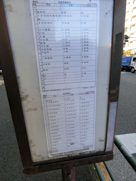 北砂四丁目住宅周辺環境 (2)｜実はマンションの前はバス停があります。葛西方面から来て秋葉原と亀戸に向かうバス便も多数でています。