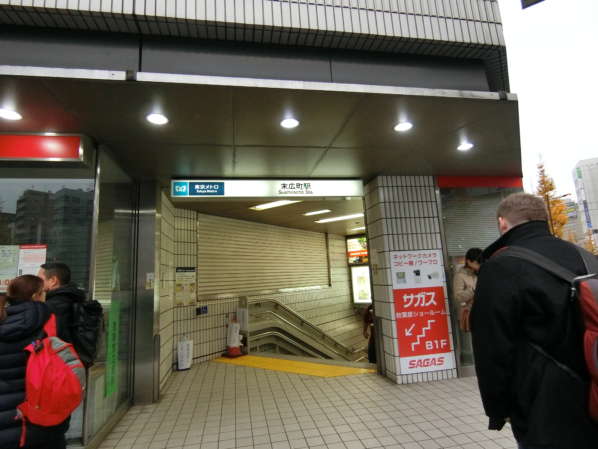 末広町ハイムアプローチ5｜末広町ハイムの最寄り駅は銀座線「末広町」駅です。ここから５分くらいのところです。
