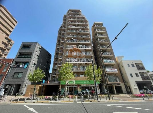 ハイネス第二巣鴨外観５｜ハイネス第２巣鴨は、昭和５９年築、14階建てのマンションです。
