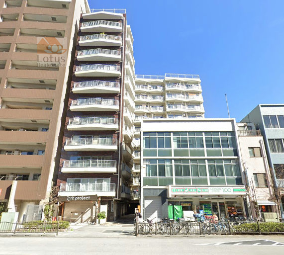 ニュー松が谷マンション外観７｜ニュー松が谷マンションは昭和４４年築、１１階建てのマンションです。浅草通りに面した立地です。田原町駅、稲荷町駅、上野駅、浅草駅などが利用できます。