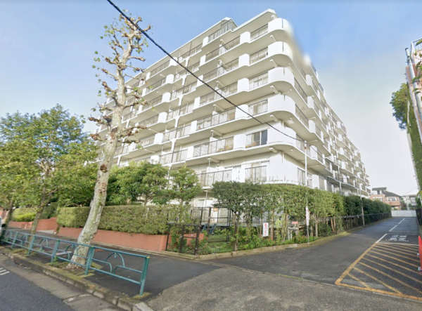 上石神井グリーンハイツ外観４｜上石神井グリーンハイツは昭和55年築８階建てのマンションです。千川通りに立地します。最寄り駅は西武新宿線「上石神井」駅です。