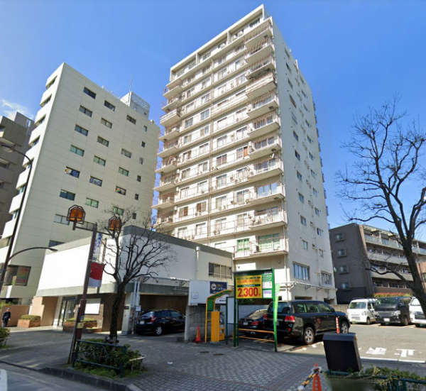 メゾン旭外観１｜メゾン旭は昭和44年築、14階建てのマンションです。ターミナル「池袋」駅西口から徒歩10分圏内の立地です。最寄り駅は「要町」駅です。