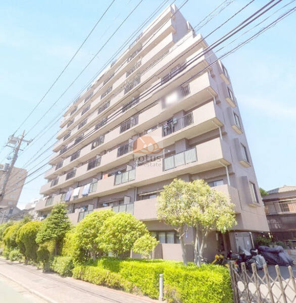 メイツ新小岩親水公園外観１｜メイツ新小岩親水公園は平成8年築、10階建のマンションです。