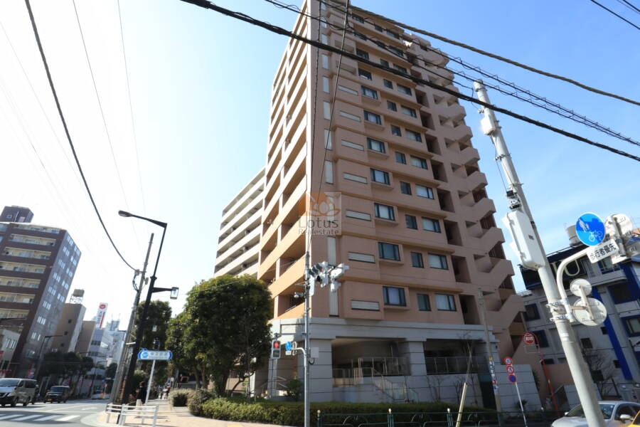 パンテオン小岩外観1｜パンテオン小岩は平成13年築、12階建てのマンションです。
