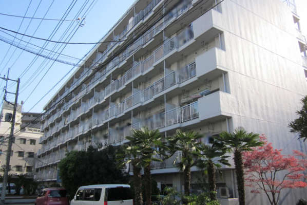 第２お花茶屋ダイヤモンドマンション外観 (2)｜第２お花茶屋ダイヤモンドマンションは昭和56年築、７階建てのマンションです。