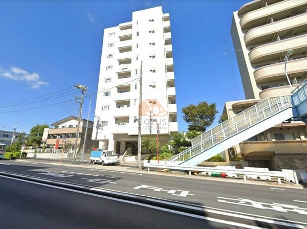 ハイツ富士見台外観２｜ハイツ富士見台は昭和49年築、9階建てのマンションです。