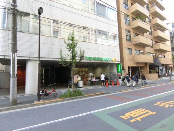 マルエツプチは、物件から交差点の向こう側ですが、数十ｍのところに足を延ばすとあります。日常の買い物に便利です。