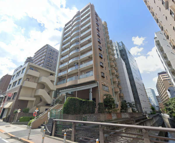 シティプラザ恵比寿外観３｜シティプラザ恵比寿は平成７年築、１３階建てのマンションです。
