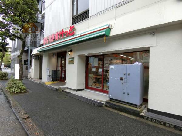 中葛西スカイハイツアプローチ5｜道の途中では「まいばすけっと西葛西駅東店」があります。夜中も営業しているお店で食品は一通り揃っています。価格も安く便利なお店です。